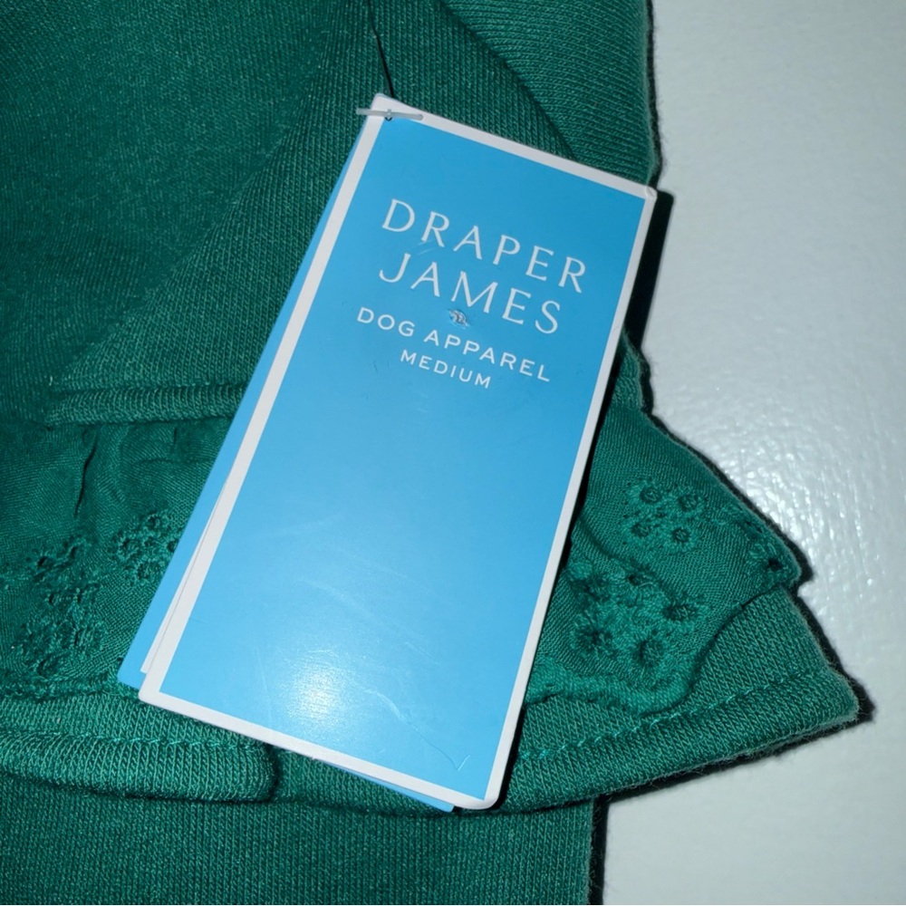 🆕 Draper James Green Dog Ruffle Sweatshirt - Picture 5 of 7